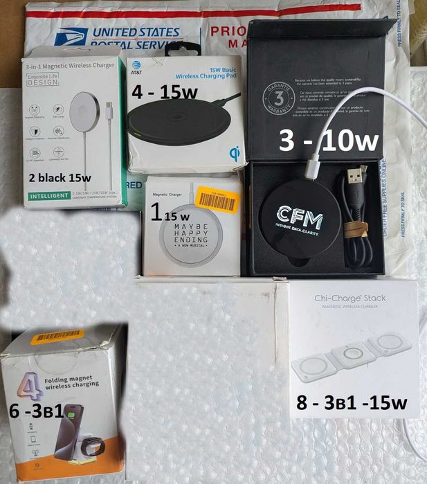 з США Нова Бездротова швидка зарядки 10 15 W вт ATT CFM MagSafe