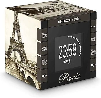 Годинник-будильник з радіо і проектором BigBen RR70 "Paris"