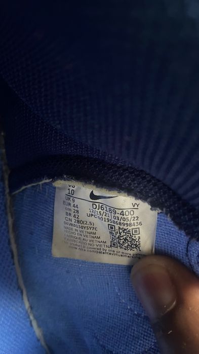 Nike dunk high obsidian