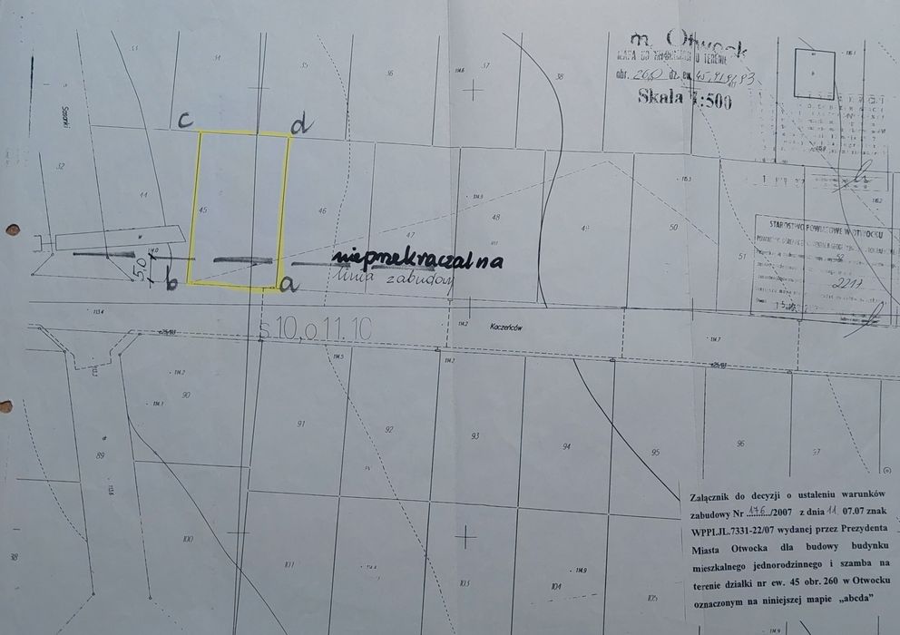 Działka 700 m2 Otwock Śródborów