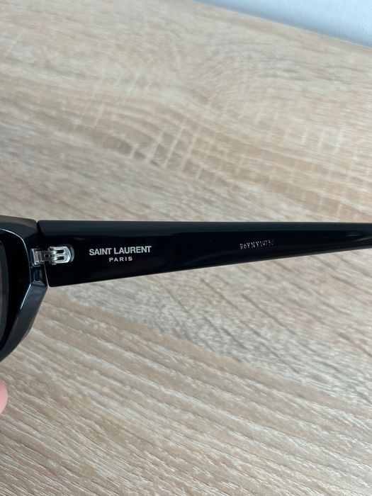Okulary przeciwsłoneczne Saint Laurent SL 593 sunglasses czarne black