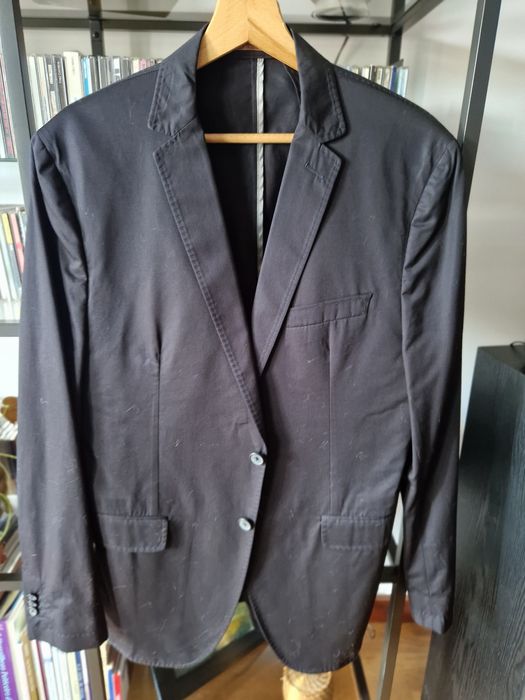 Blazer 52 Preto 100% Algodão Slim fit Antonio Miró