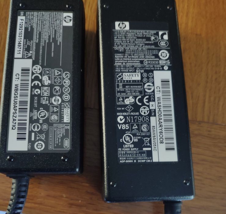 Carregadores para HP, Toshiba/COMPAQ/Fujitsu