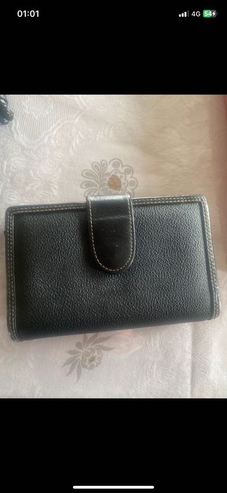 Mala e carteira cavalinho preto