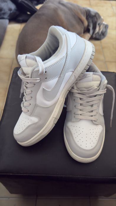 Nike Dunk Low Cinza/Branco