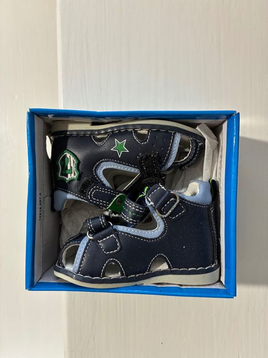 Buciki/sandały "Tom&Miki" niebieskie, r. 17