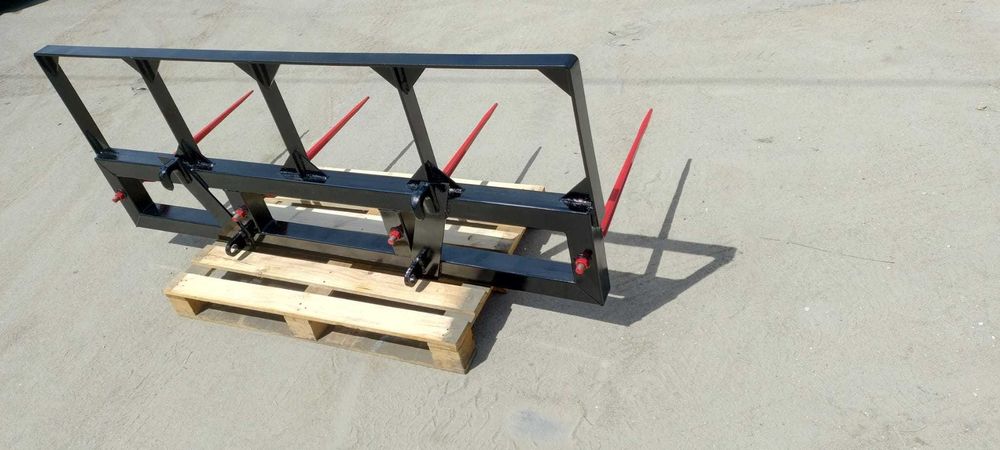 Ramka do balotów z nadstawką 80 cm transport 2 / 3 szt. bele udźwig 2t