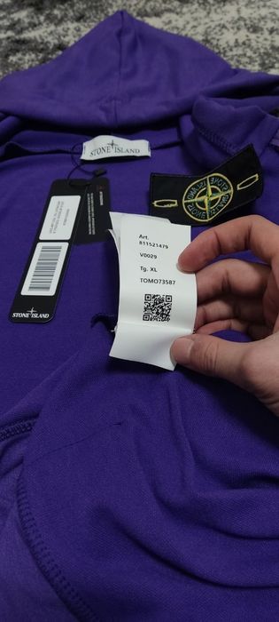 РОЗПРОДАЖ! Зіп-худі Stone island | Кофта Стон Айленд Фіолетова