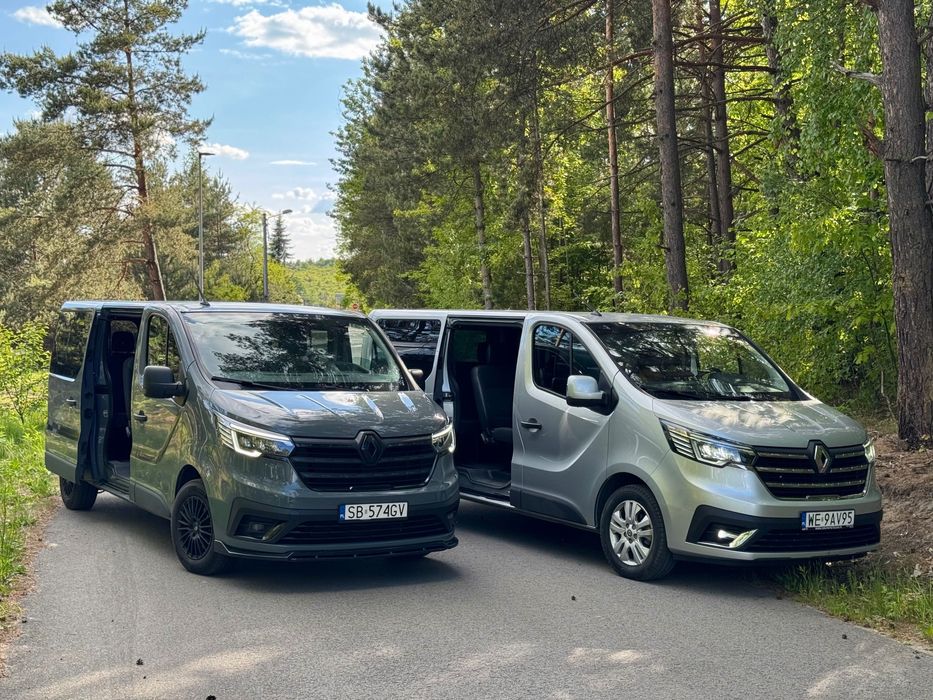 Wynajem Busa Renault Trafic 9 osobowe busów wypożyczalnia Wolbrom
