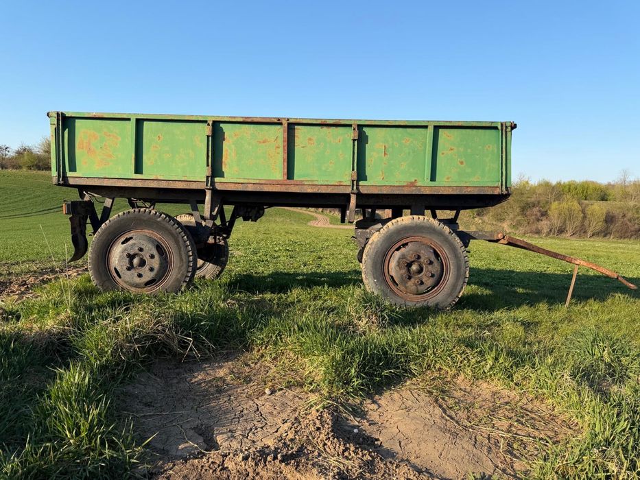 Przyczepa rolnicza dwuosiowa 4T  / Nowa podłoga / Wysokie burty