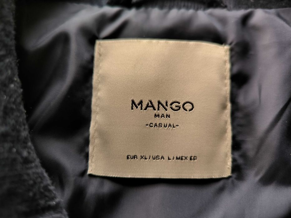 Casaco Mango em Pele Genuína, Homem, Tamanho XL, COMO NOVO