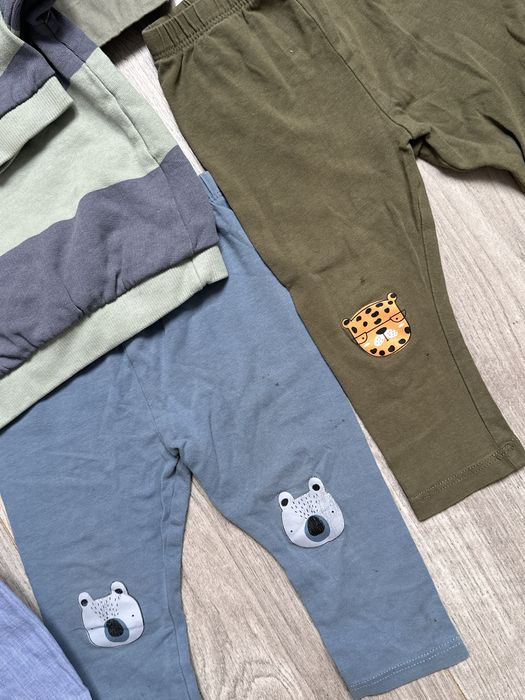 Zestaw paka ubranek dla chłopca 80 h&m cool club smyk reserved