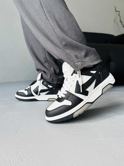Кросівки Off-White Out of Office Black - White premium
