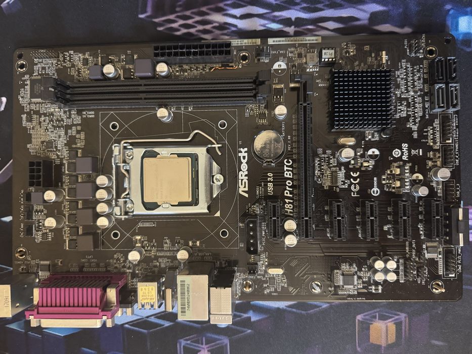 Материнская плата для пк Asrock H81Pro ATX LGA1150 БУ