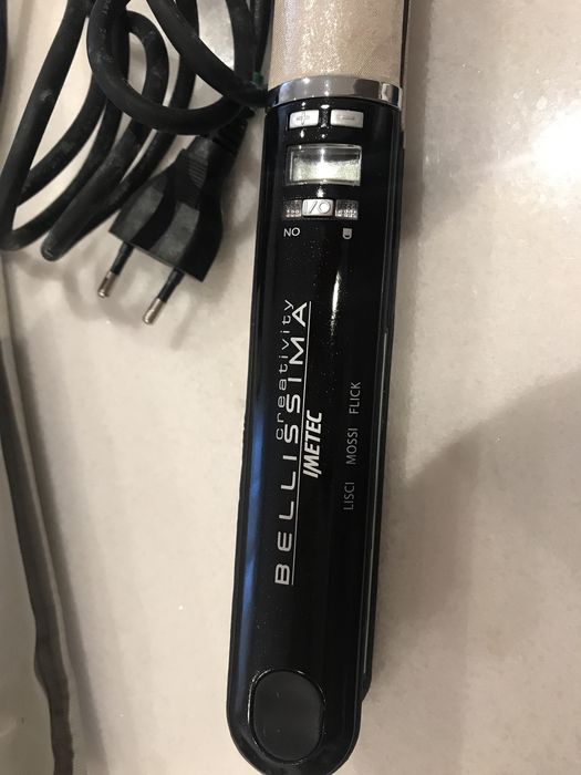 Prancha alisadora de cabelo em cerâmica