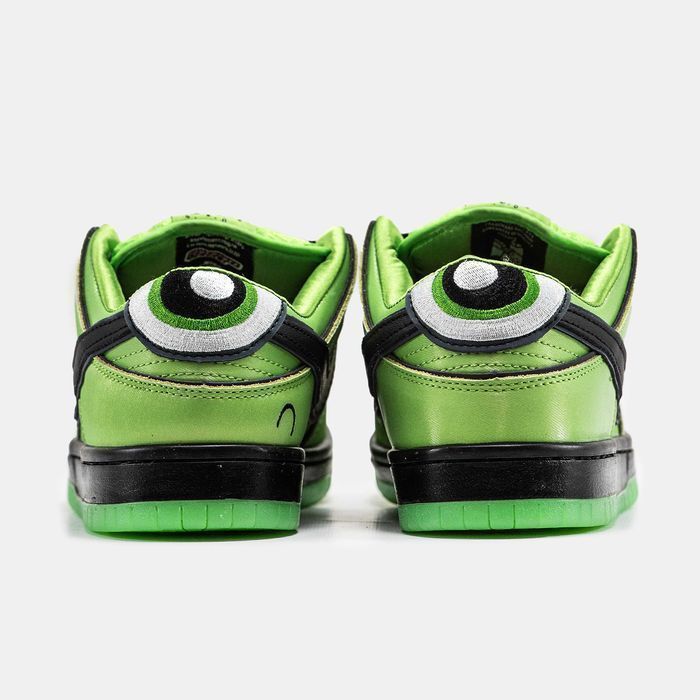 Кросівки Nike SB Dunk Low x Powerpuff Girls Buttercup | Кроссовки Найк чоловічі жіночі