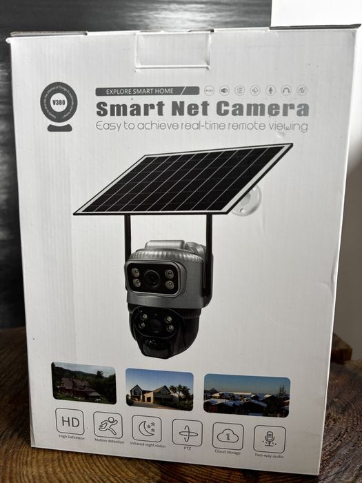Kamera zewnętrzna solarna 4G  V380 8MP