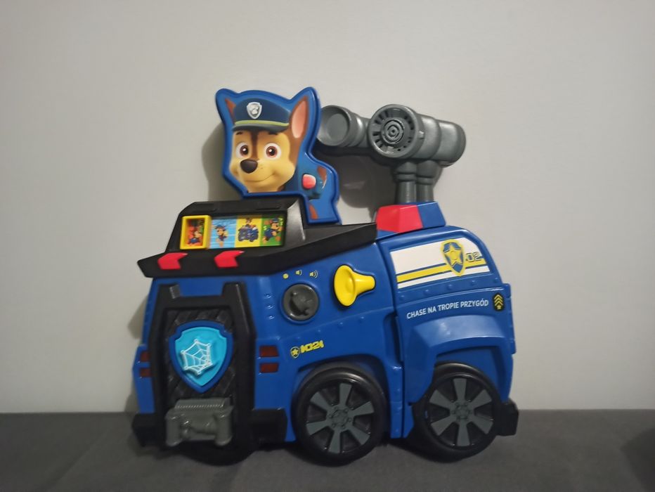 Psi Patrol Chase na tropie + 2 poduszki kształtki kocopoduszka