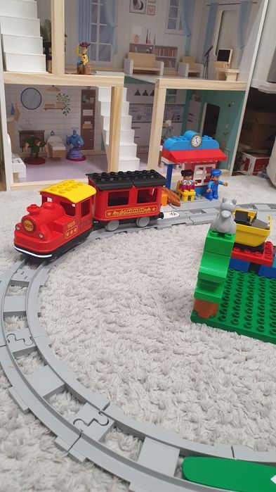 Lego duplo pociąg parowy z dźwiękiem i światłem 10874