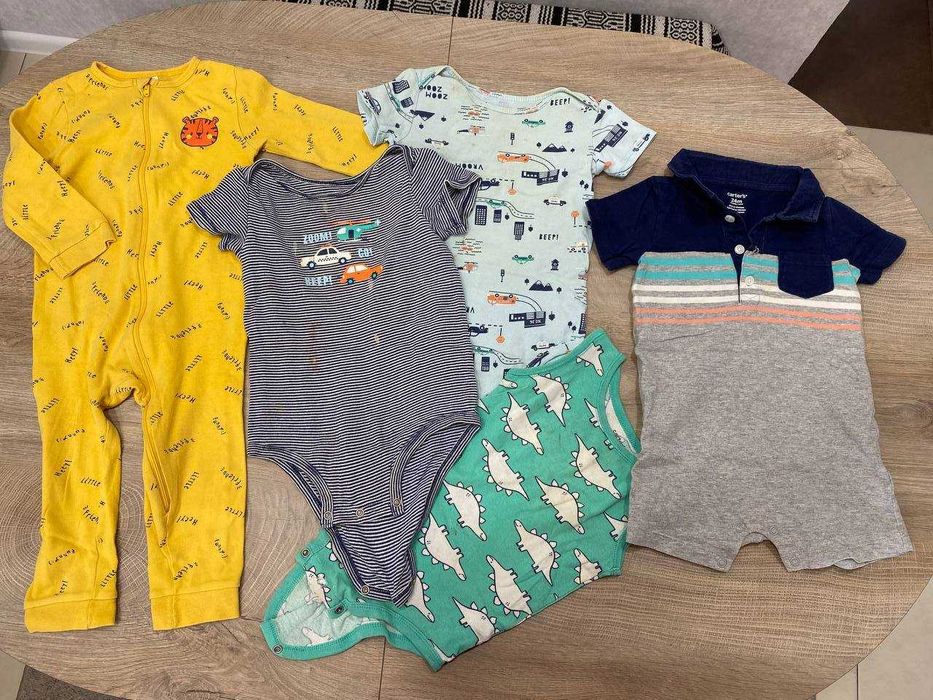 ЛОТ БОДІ КОЛГОТИ РІЗНЕ zara H&M bembi Carter`s хлопчик новонароджений. дешево