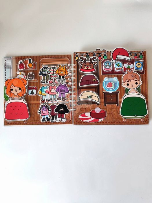 Тока Бока, Toca Boca новорічна книжечка на липучках