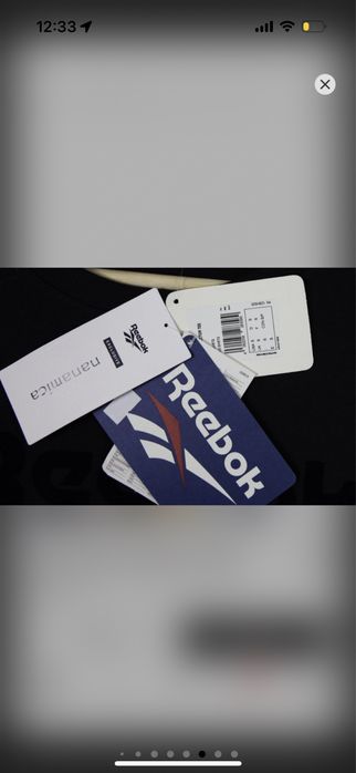 Футболка reebok x nanamica japan