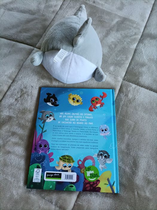 Livro Bando do mar + peluche