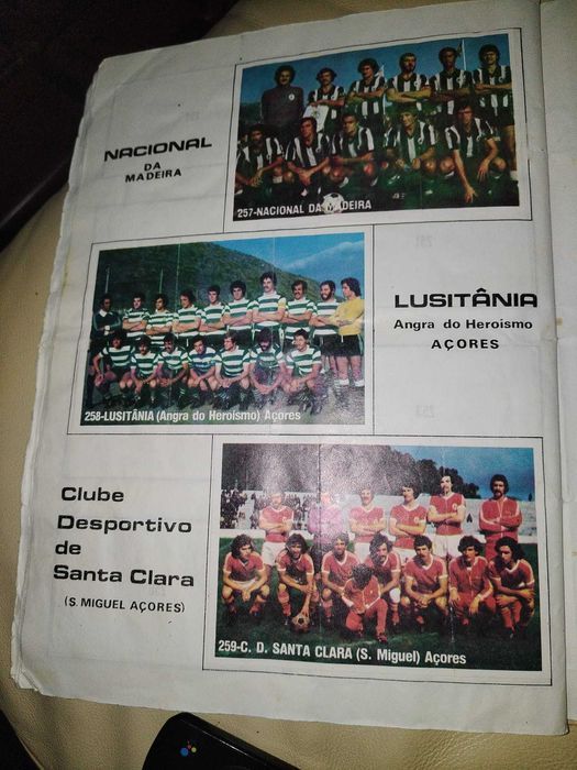 Caderneta de cromos Humor & Futebol - Época 1978/79