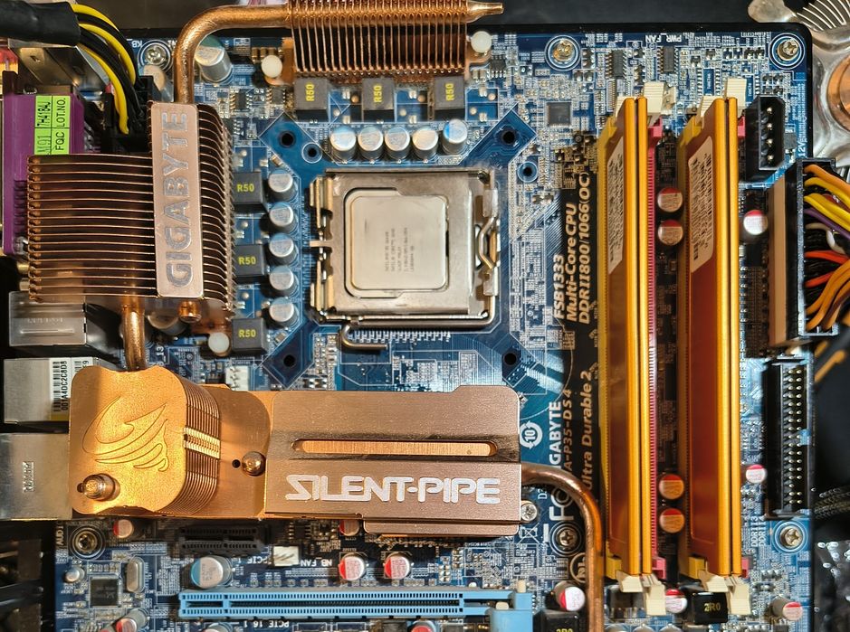 Legendarny Retro PC | Gigabyte GA-P35-DS4 | Q6600 | 2GB GeIL | HD 5770