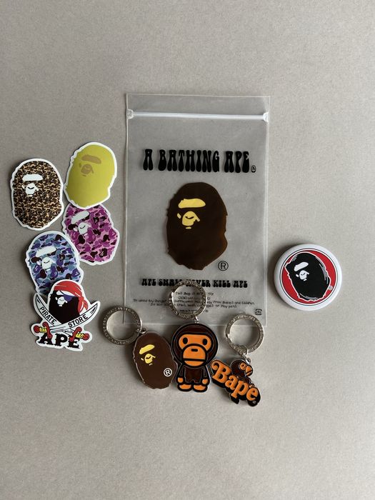 Брелок Bape Milo Metal APE Брєлок мавпа Бейп  AApe