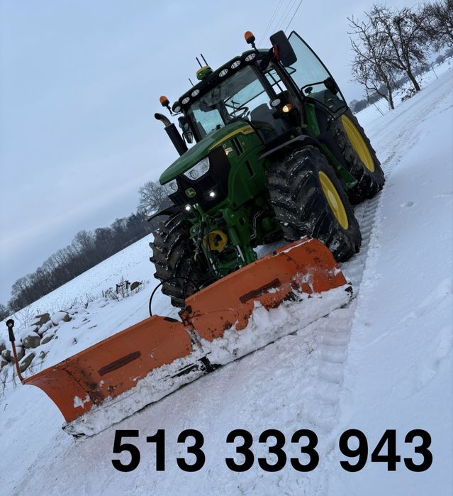 Odśnieżanie placów parkingów dróg