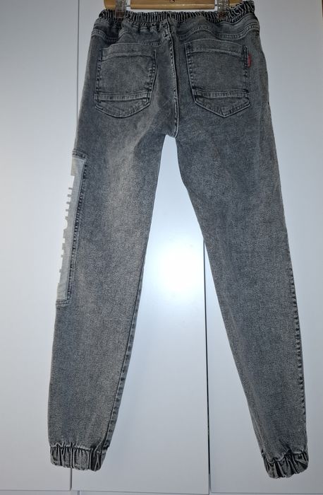 Джинсы джогеры новые серые