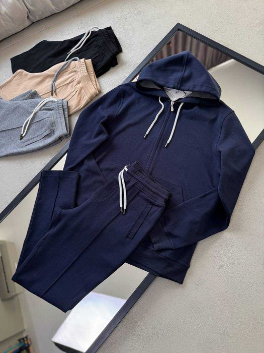 Мужской спортивный костюм Brunello Cucinelli костюм кофта штаны