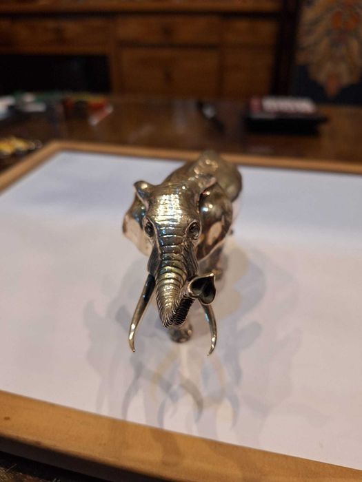 Elefante em Prata 925