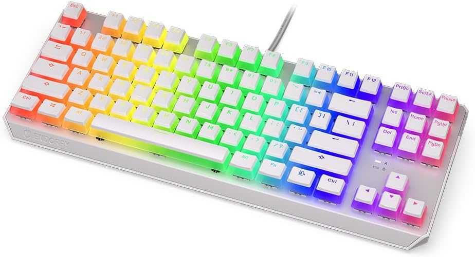 Механічна клавіатура ENDORFY Thock TKL Pudding Onyx White PBT Keycaps