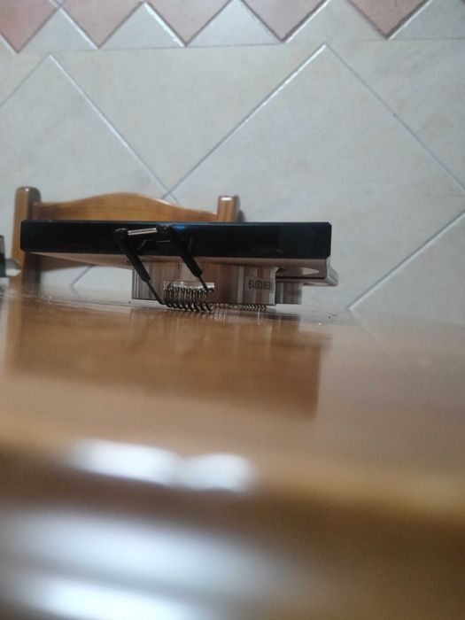 Foco de encastrar em vidro preto "2 unidades"