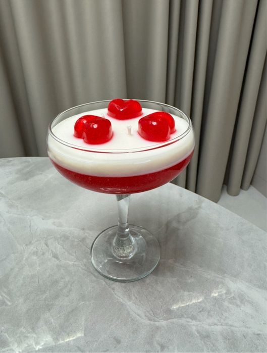 Свічка в бокалі