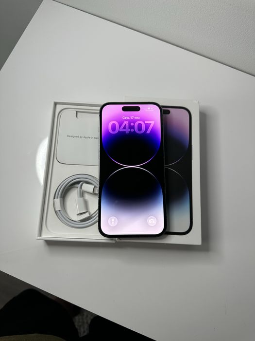 iPhone 14 PRO 128 GB | 100% Kondycji | PIĘKNY!
