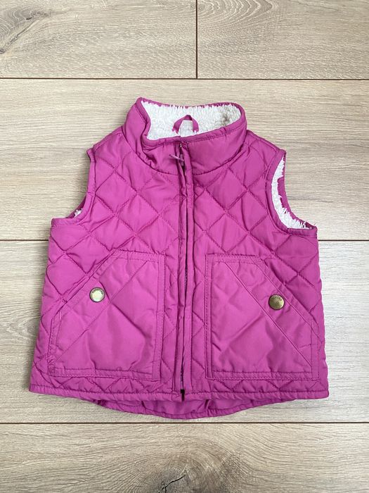 Тепла кофта та желетка для дівчинки 6-12 місяців