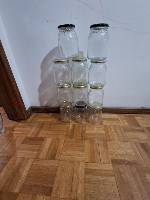 50 cêntimos Frascos de pôr mel