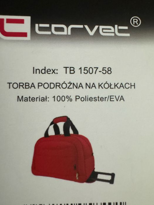 Torba ns kółkach z logo Itaki z Firmy Corvet