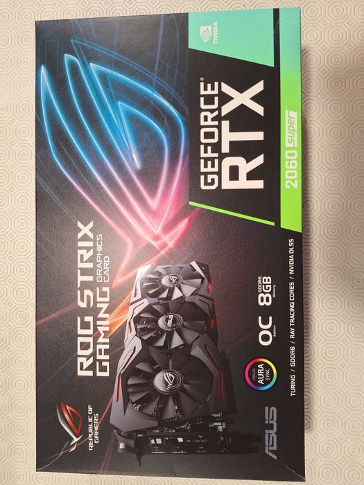 ASUS ROG Strix RTX 2060 Super OC 8GB – Nunca usada
