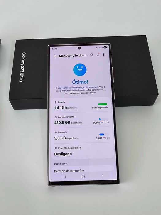 Samsung S23 Ultra 512GB. Excelente. Tudo de origem.