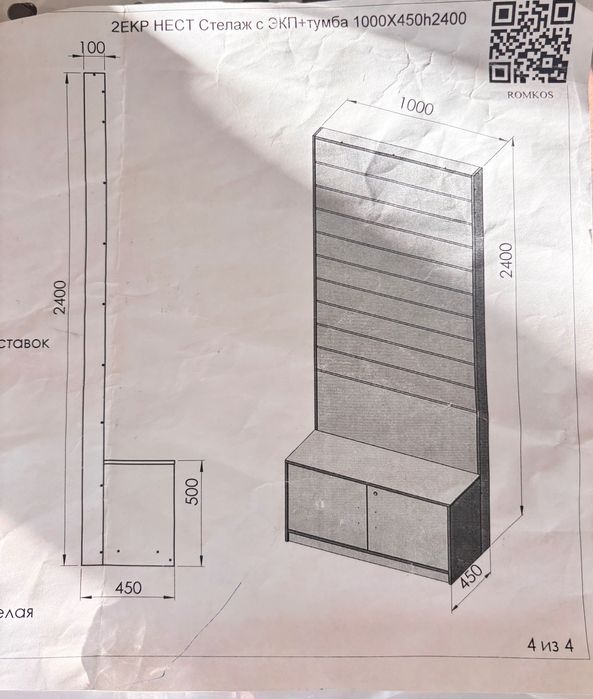 Меблі для магазину