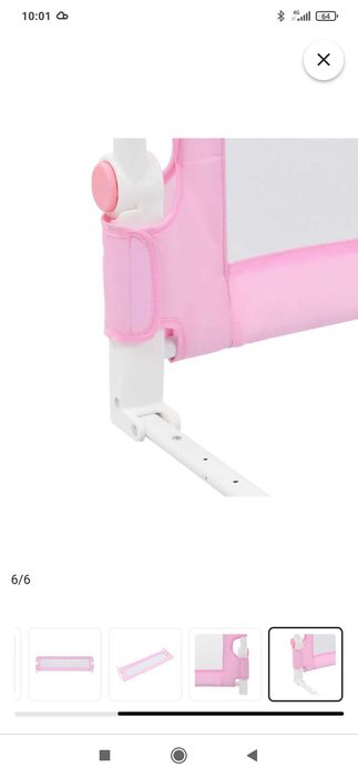 Barra de segurança para cama de criança