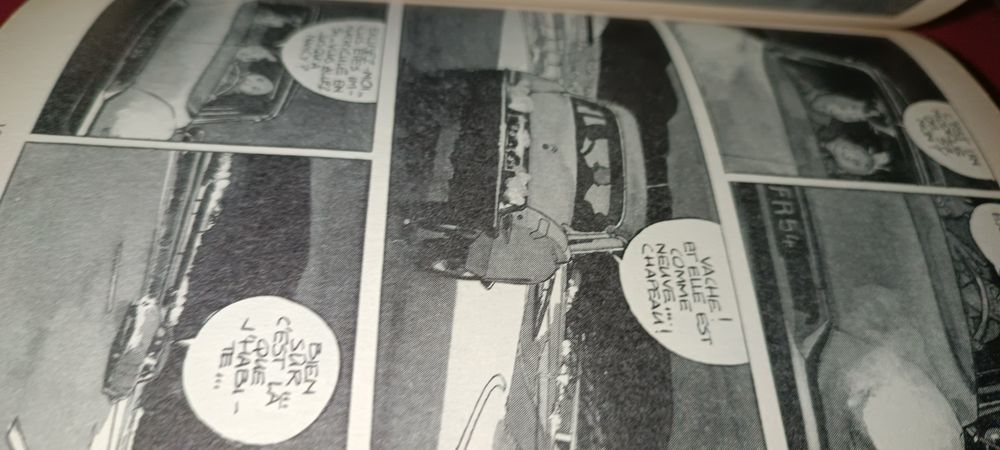 Livro antigo banda desenhada L'autoroute du soleil