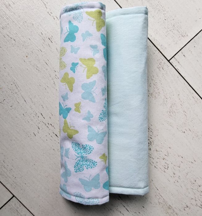 Ochraniacze na pasy. Komplet bawełniany.