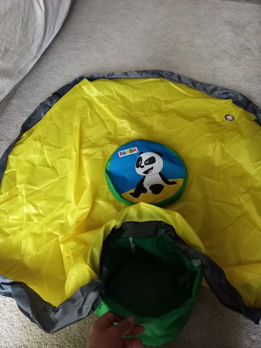 Balde com Tapete do Panda 3 em 1