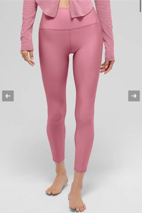 alo YOGA AIRLIFT 7/8 レギンス ピンク XS Лосіни Alo Yoga 7/8 High-Waist Airlift Legging: 3 900 грн