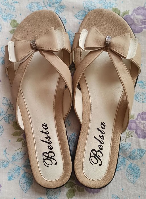 Продам  женские шлëпанцы (босоножки) Belsta